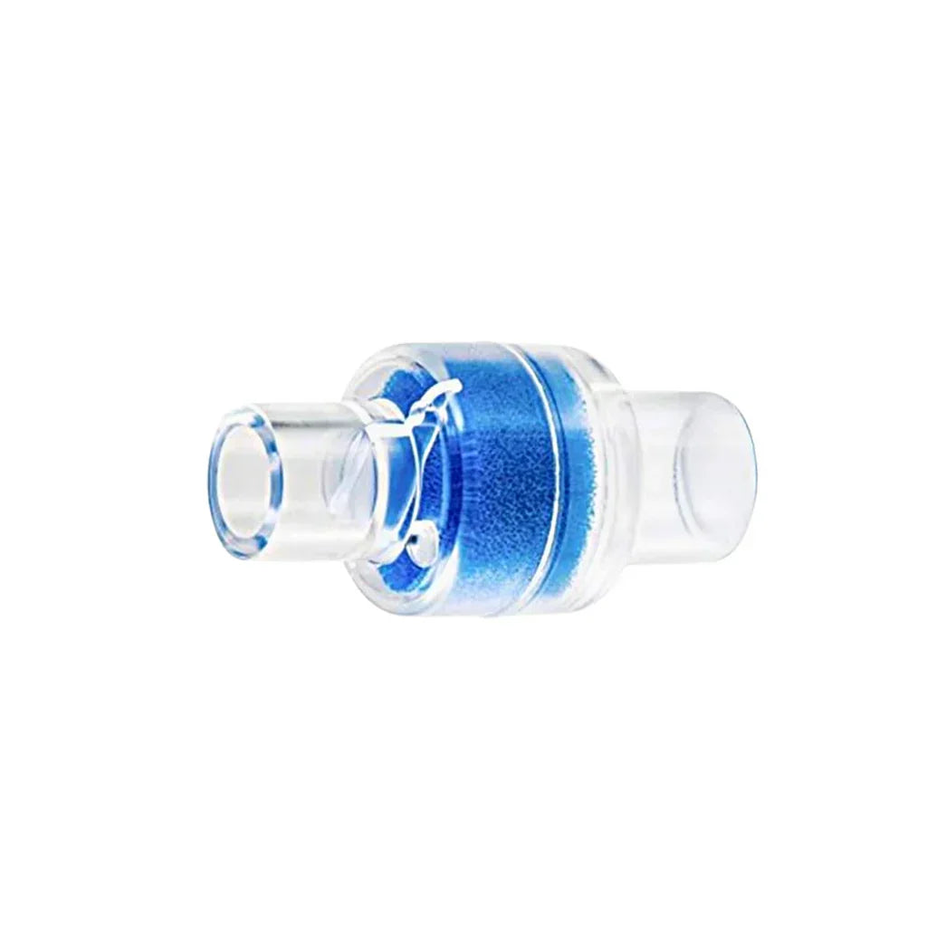 CPAP machine antibacterial filter with blue filter media, sleep apnea accessory