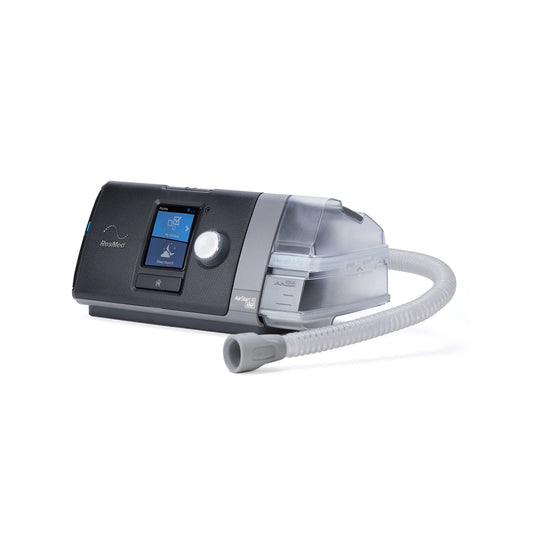 Right Side View Of Resmed AirStart 10 CPAP with SlimLine Tube