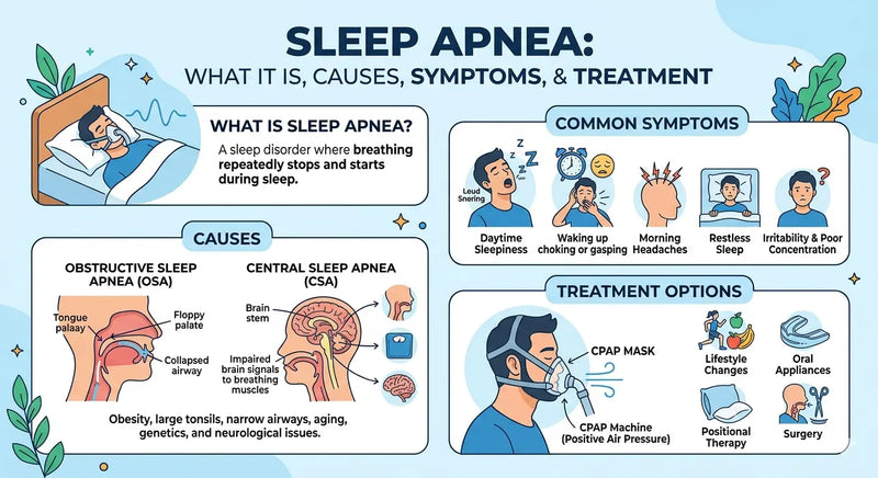 Sleep Apnea: What it is, Causes, Symptoms, and Treatment | Cpapmedtrade.com