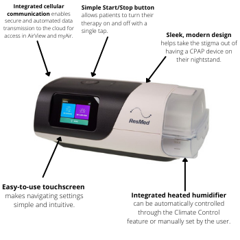 ResMed AirSense 11 Auto CPAP with Heated Tube and Humidifier