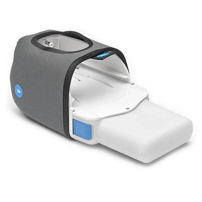 Breas PowerShell with Extended Life Battery portable backup power system for Z2 and Z1 travel CPAP machines.