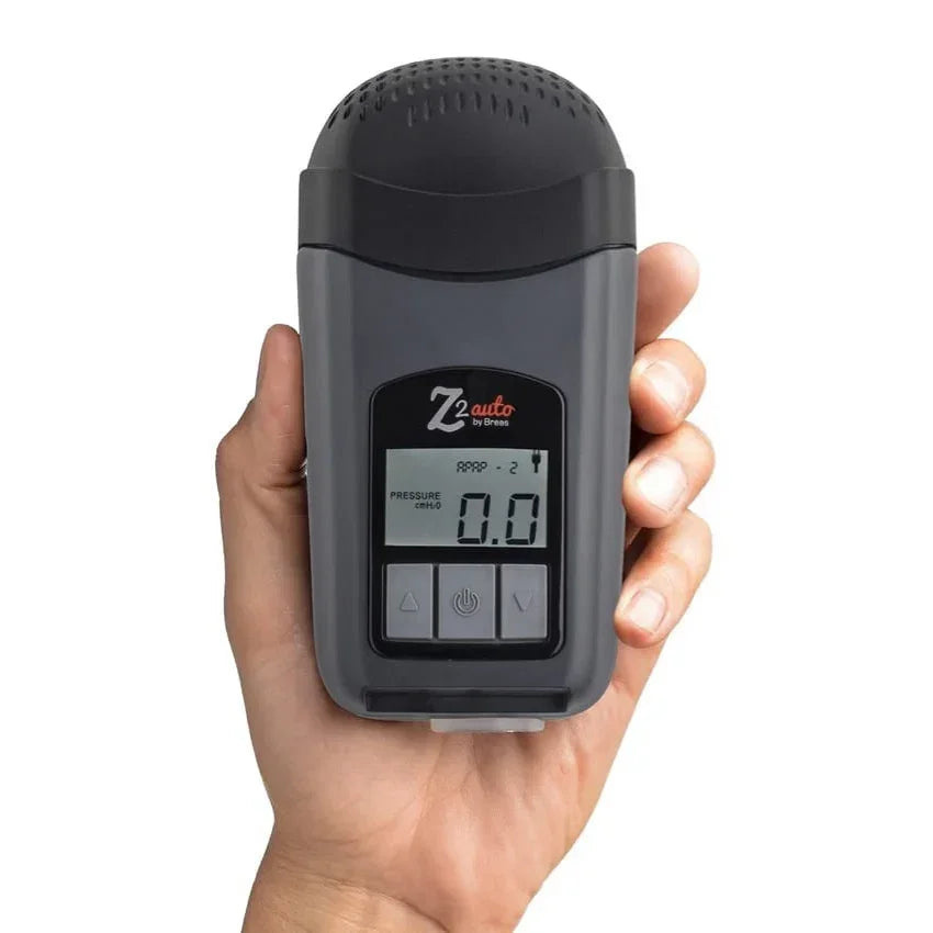 Compact Breas Z2 Auto Travel CPAP Machine designed for travel and everyday use
