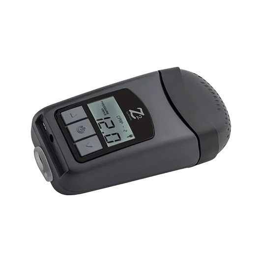Compact portable CPAP machine with digital display for sleep apnea therapy