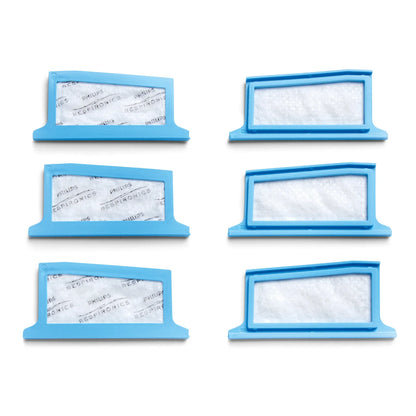 six dreamsation disposable filters showing the front and back view of them 