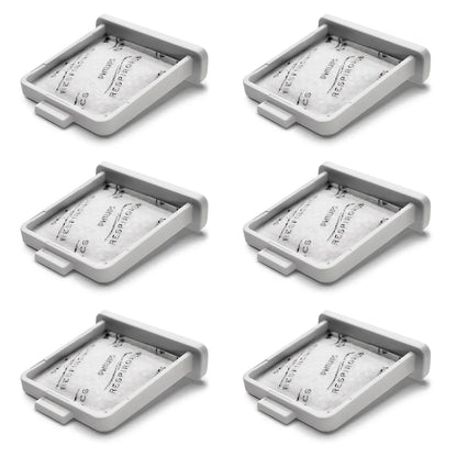 Six replacement DreamStation Go filters arranged in a 3-by-2 grid on a plain white background.