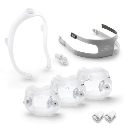 Philips DreamWear Full Face Mask Components Parted View