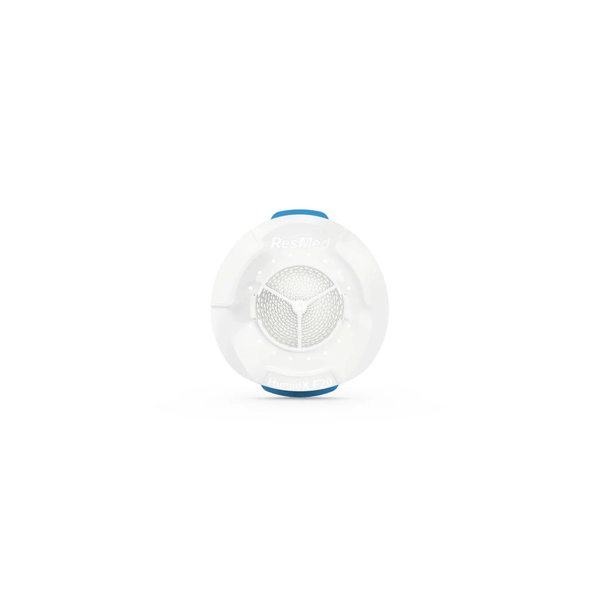 ResMed AirMini HumidX F20 cartridge providing waterless humidification for compatible F20 full face CPAP masks