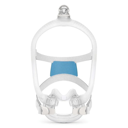 ResMed AirFit F30i full face mask with silicone cushion for enhanced comfort and a secure seal.