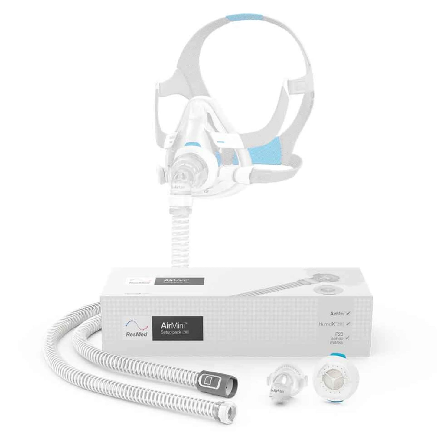 ResMed Airmini F20 CPAP Mask Setup Pack Complete Kit