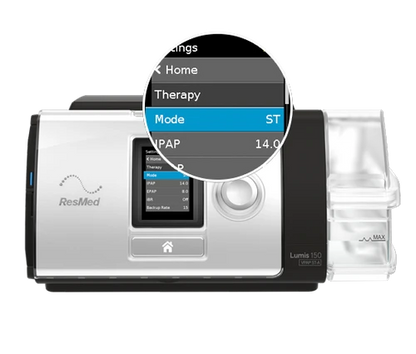 ResMed Lumis 150 VPAP ST-A Non Invasive Ventilator With Heated Humidifier