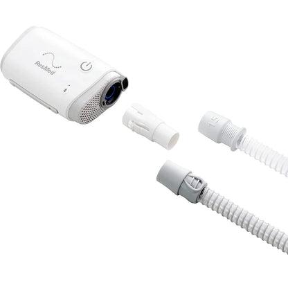 image shows the standard tube connector with a standard tube for the ResMed Air mini