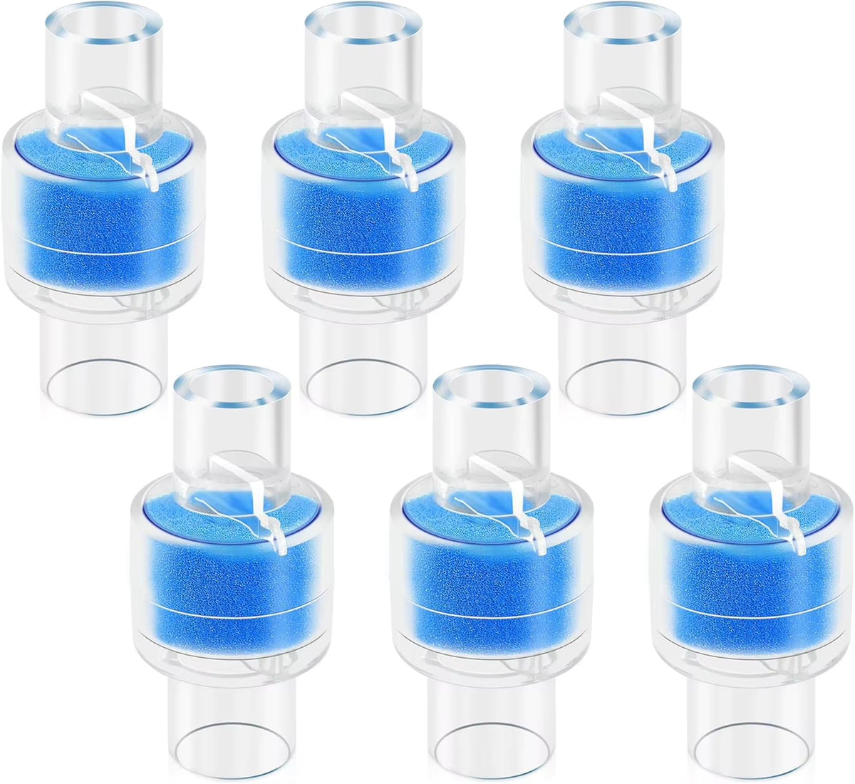 Multipack of replacement waterless humidifier filters for CPAP equipment