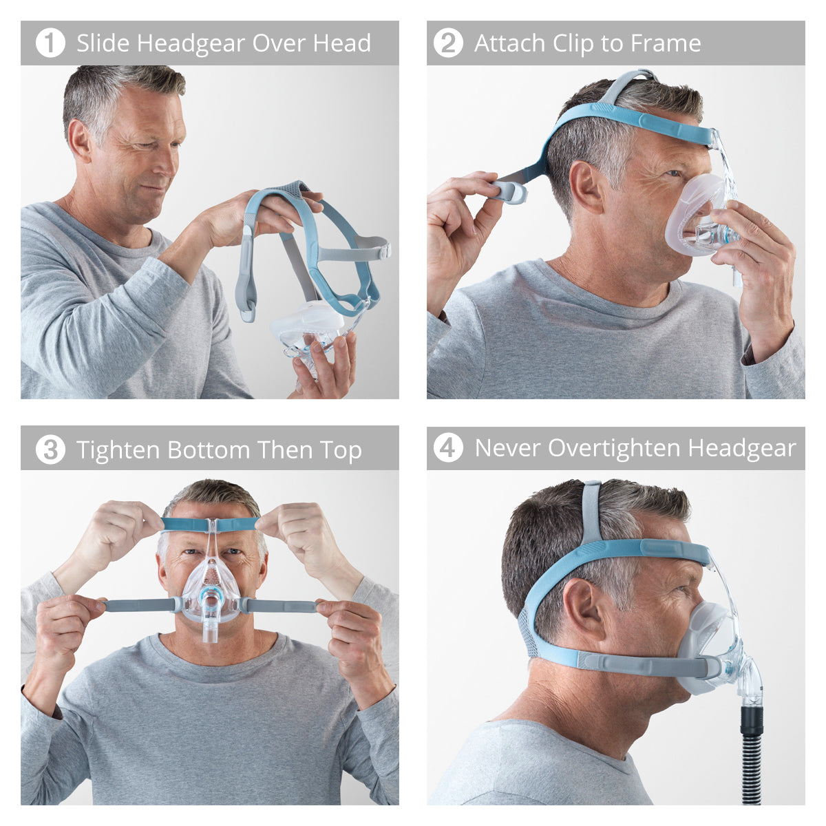 F&P Vitera Full Face CPAP Mask