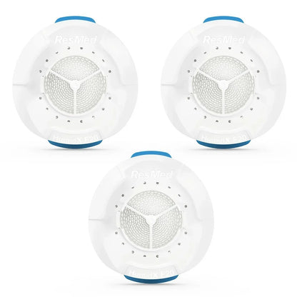 ResMed AirMini HumidX F20 waterless humidifier cartridges in a three-pack
