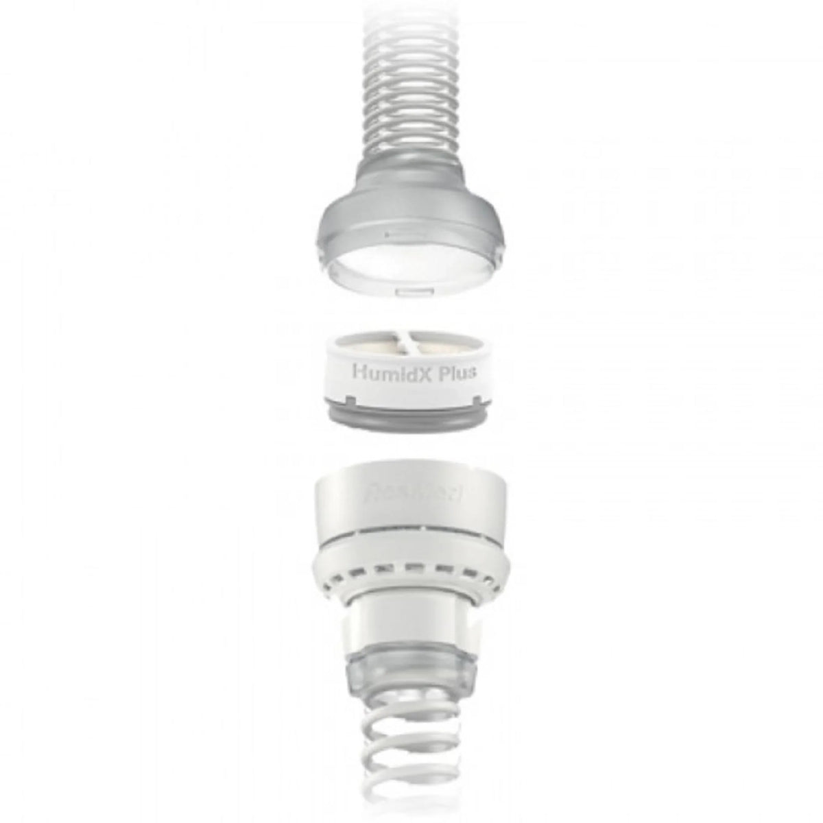 ResMed AirMini HumidX heat and moisture exchanger cartridge for waterless CPAP humidification.