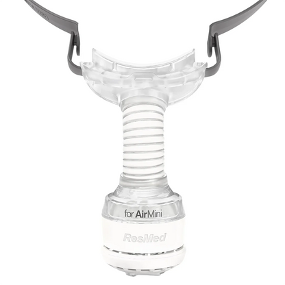 ResMed AirMini N30 mask connector and frame for connecting an AirFit N30 nasal mask to the AirMini CPAP machine